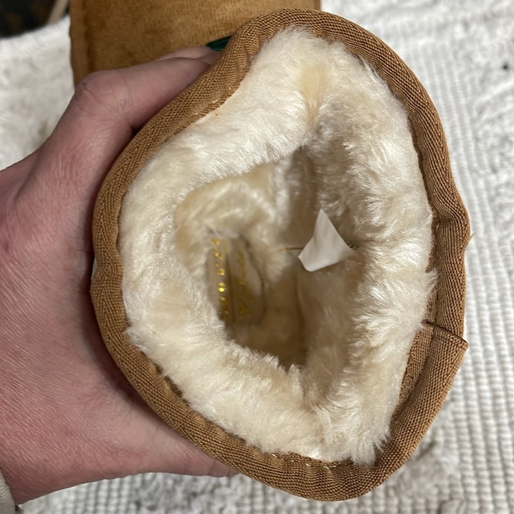 Platform Mini Booties In A Brown Color. - image 4